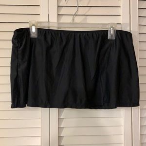 Black Swim Skirt -Large
